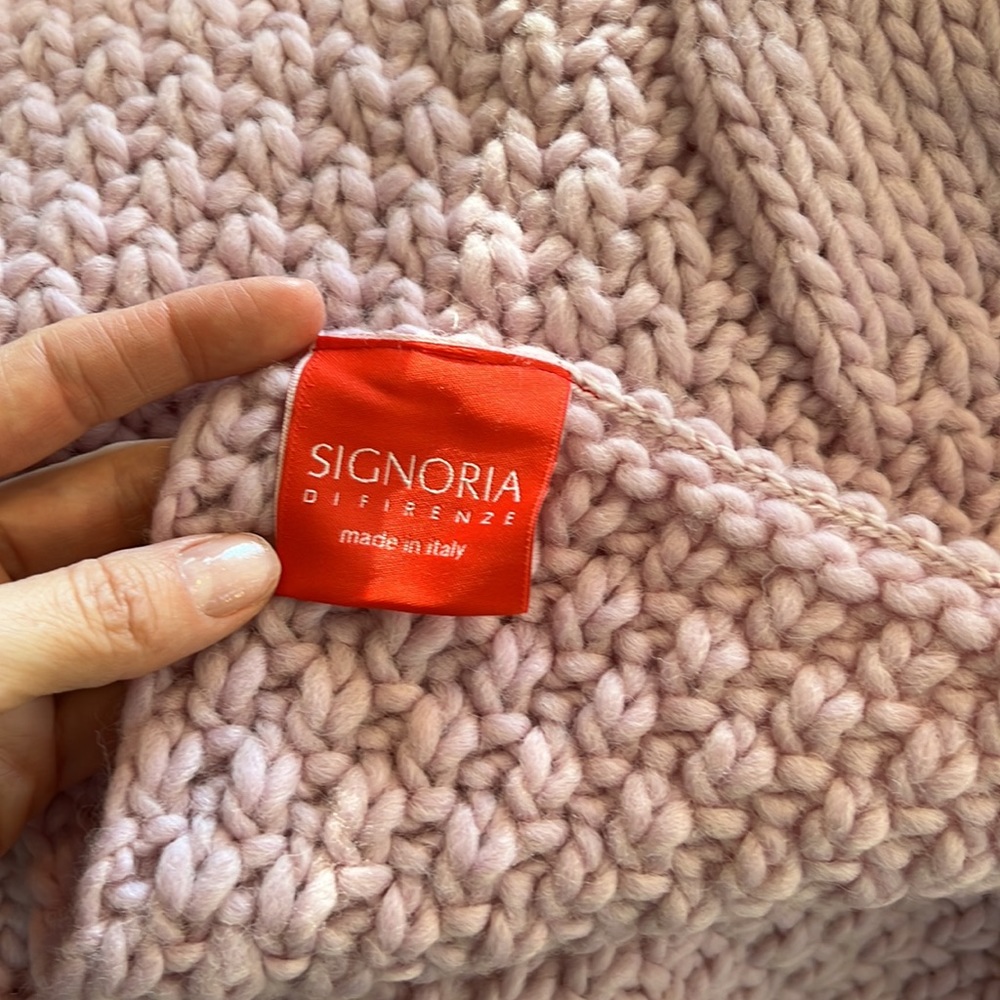 Signoria di Firenze oversized throw and matching euro sham cover- from Italy - Picture 5 of 7